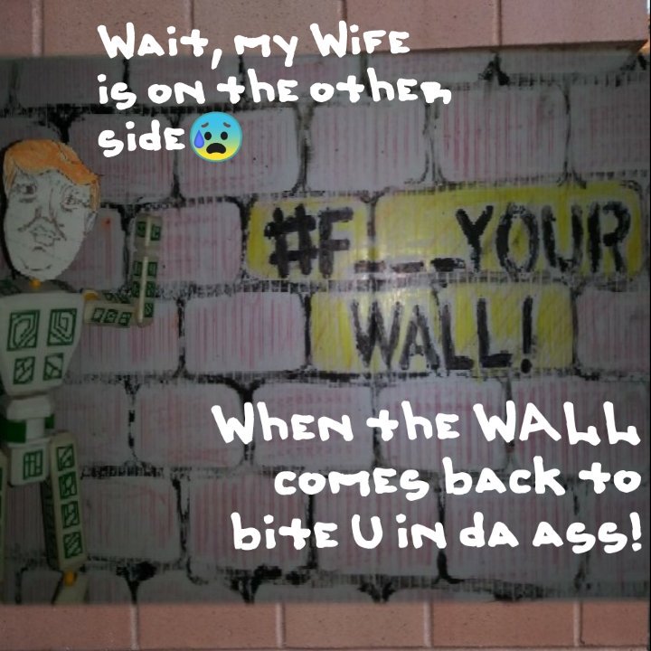 JuanSaunion's tweet photo. #WALLPROBLEMS https://t.co/CW4PLfgVUA