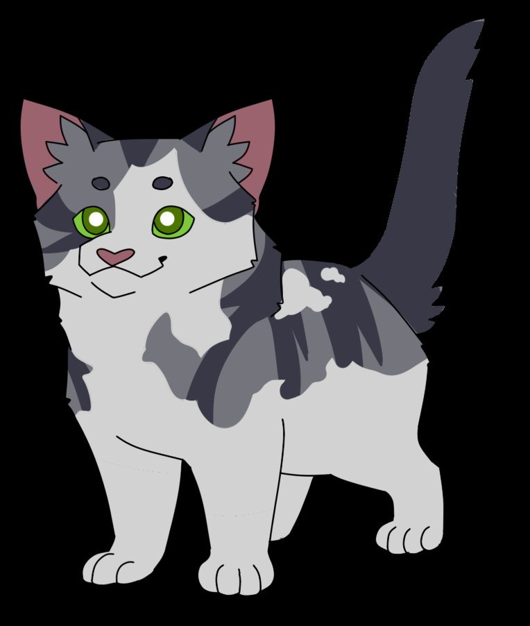 Gave Mosskit tabby stripes because why do none of Oakhearts kits resemble them in the slightest what is this cloning witchcraft these cats possess? #warriorcats