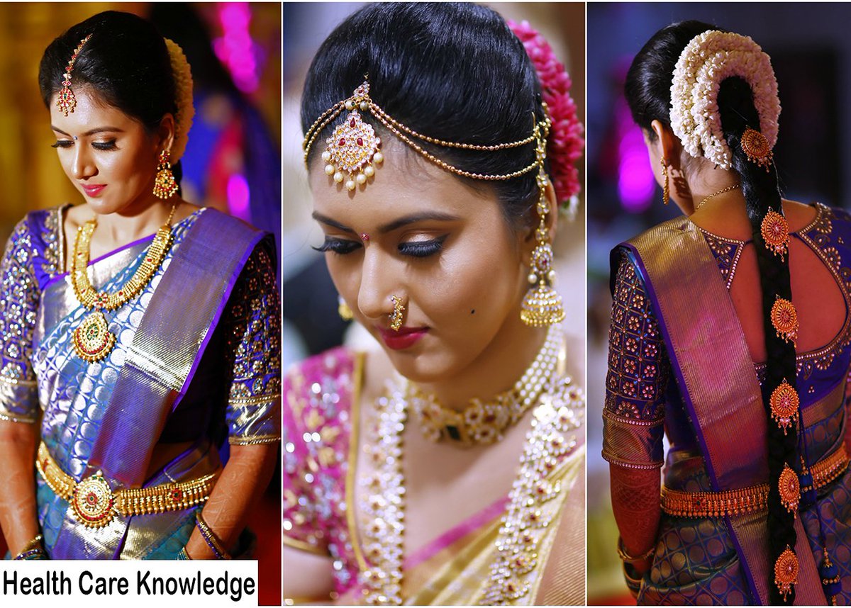 HealthCare Knowledge On Twitter South Indian Bridal Makeup Step By