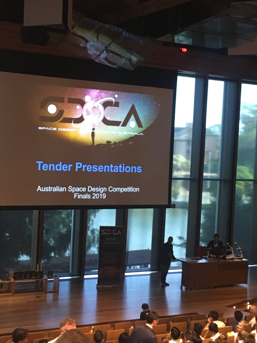 Patrician Brothers Blacktown, Catherine McAuley &amp; Parramatta Marist from ⁦<a href="/CatholicEdParra/">Catholic Schools Parramatta Diocese</a>⁩ about to present at Australian Space Design Competition at uni of Queensland