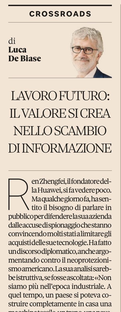 Se il mezzo e il messaggio, occorre “editare” lo spazio di lavoro. 
Non basta connettere per comunicare, ma creare “collisioni” dove si scambiano e nascono idee e progetti comuni. <a href="/lucadebiase/">Luca De Biase</a> #daleggere <a href="/sole24ore/">IlSole24ORE</a>