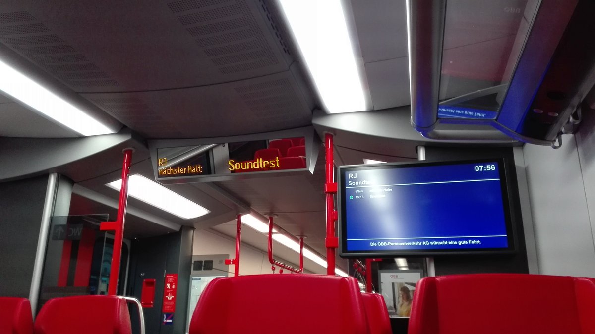 Nächster Halt: Soundtest.
Ich glaub da steig ich aus
#unsereoebb