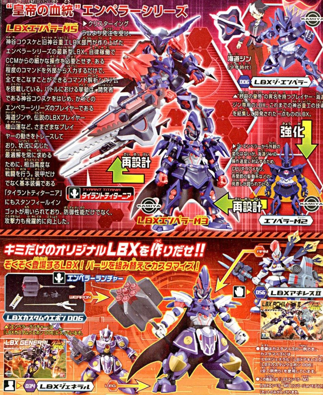 ふるさと納税 ダンボール戦機 エンペラーM3 LBXエンペラーM3（LBX