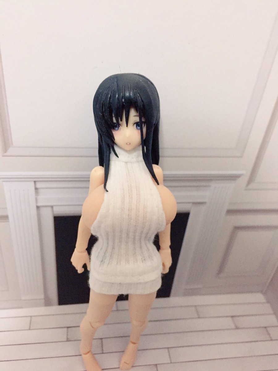 megamimono's tweet photo. 目標通り(?)アリスギア1周年記念前に深沙希さん完成しました٩(๑′∀ ‵๑)۶•*¨*•.¸¸♪
初パテに初塗装と何もかも手探りの中、お迎えしたい一心でここまで作る事が出来ましたヾ(´︶`♡)ﾉ

 #メガミデバイス
#アリスギア造形部 https://t.co/5lu3JvI9S5