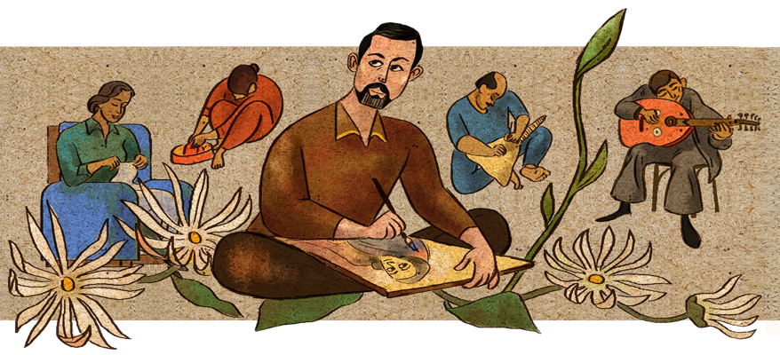 GoogleArabia's tweet photo. يحتفل شعار Google اليوم بالذكرى الـ85 لعيد ميلاد الفنان التشكيلي السوري المبدع لؤي كيالي الذي قدم الكثير من الأعمال وأبدع في عالم الفن! ← https://t.co/MtZFVb9nPe https://t.co/dokjNL0ryW