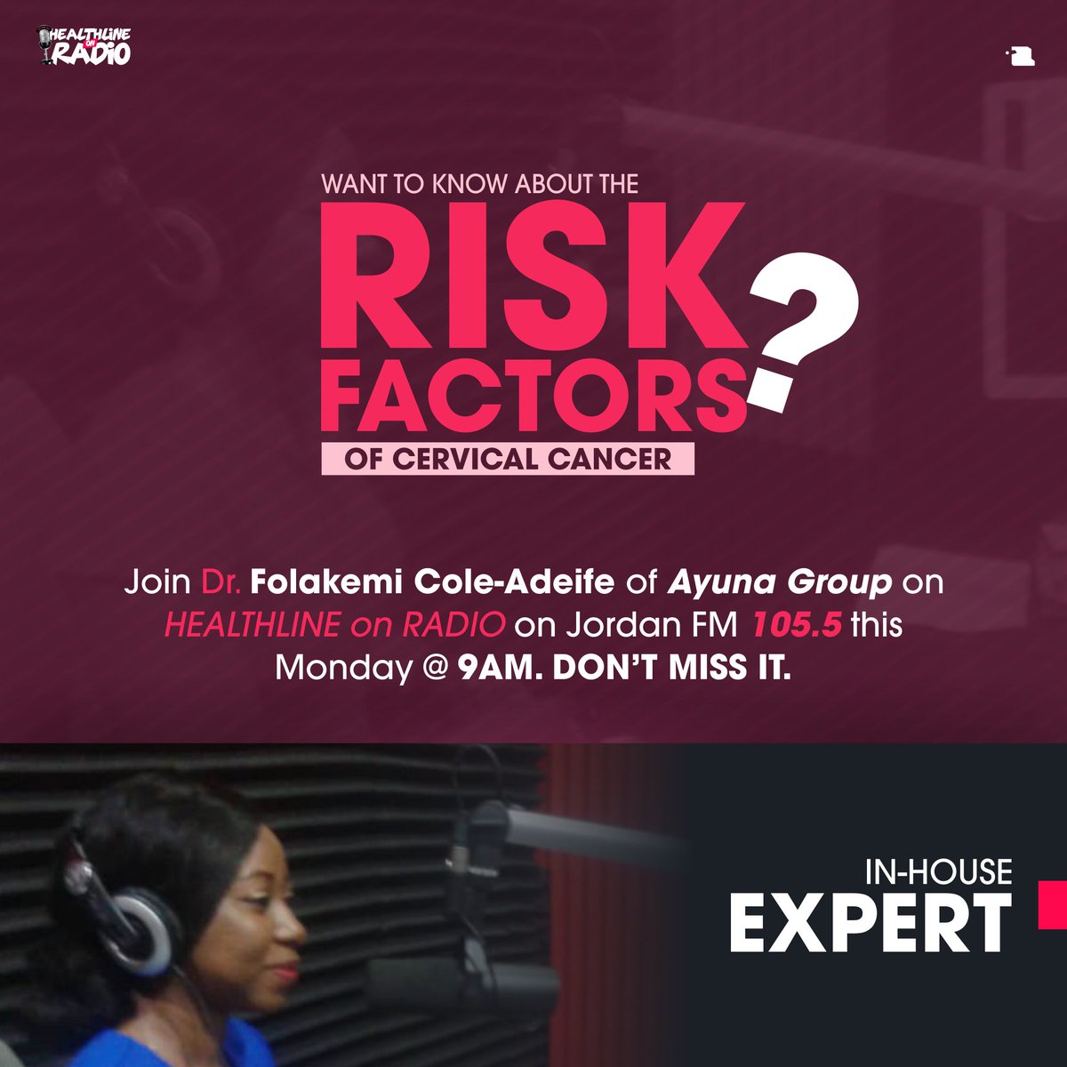 HealthontheLen1's tweet image. Our Health in the Economy Comes First!
#HealthlineOnRadio 
#JordanFM105 
#CheatOnCervicalCancer 
#fixnaijahealthcare 
#Healthtertainer