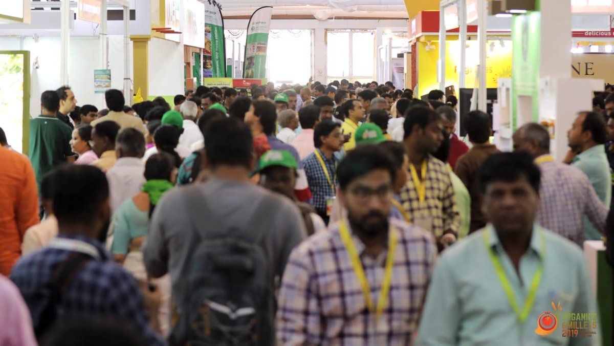 OrganicsMillets's tweet photo. #Bengaluru comes together to live the #Organic life. It’s pouring visitors as the final day of #OM2019ITF progresses, spreading the message of going back to our roots to #DiscoverTheSource for a sustainable tomorrow. #KSource #Day3 https://t.co/ouOhWXahp3