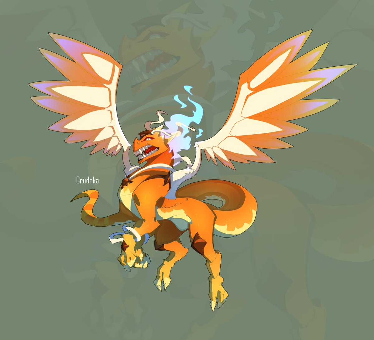 Croodaka's tweet image. i been playing this mobile game @MergeDragons by @GramGS and got quite addicted to it so i made some fanart for one of the dragons i liked. hope ya like it! #mergedragons #fanart #art #Dragon #sun #drawings