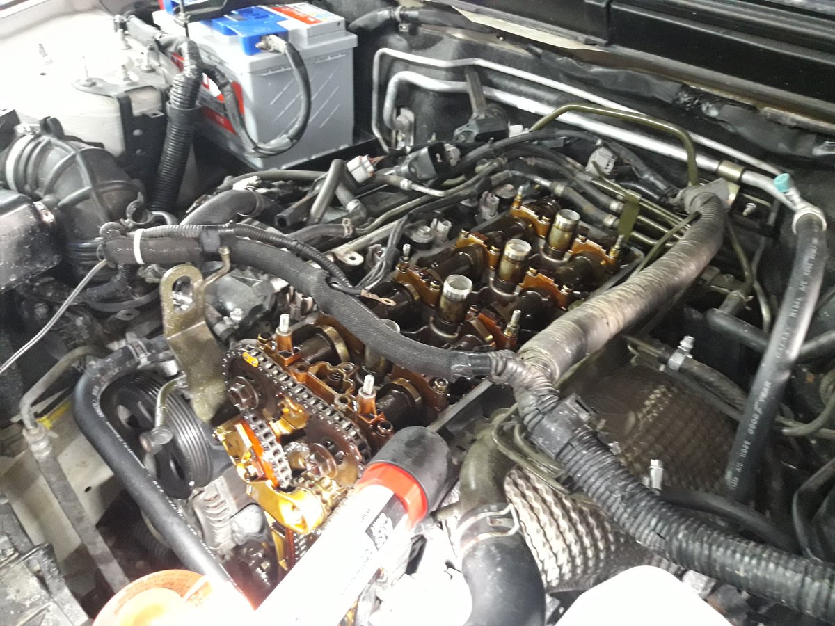 absavto's tweet image. 🚘Сузуки Гранд Витара.  Жалобы клиента - ошибка, шум двигателя, вибрация. 💻Компьютерная ошибка показала, что необходимо менять цепи ГРМ. ⛓Замена цепей ГРМ с роликами, шестернями, успокоителями. 
📱 звоните и 🖍записывайтесь 89370854888
автосервис-34.рф