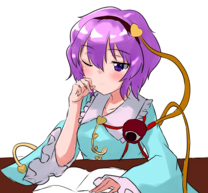#深夜の真剣お絵描き60分一本勝負古明地さとり 