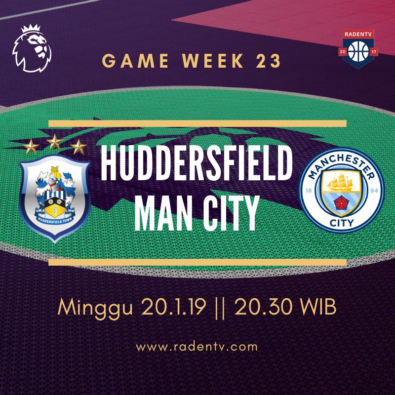 π Liga Inggris
π Huddersfield vs Man City
π Minggu 20.1.19
β² 20.30 WIB
π± https://bit.ly/2MlAmDIΒ
#HUDMCI