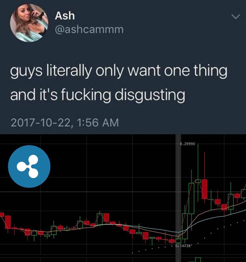 I'm a naught girl and only care for one thing too #xrpcryptocurrency #xrpslut #xrppage3