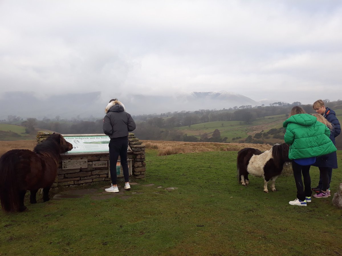 Year 12 @SedberghSchool students went on a mini field trip today & learnt about local #geology & #AdamSedgwick