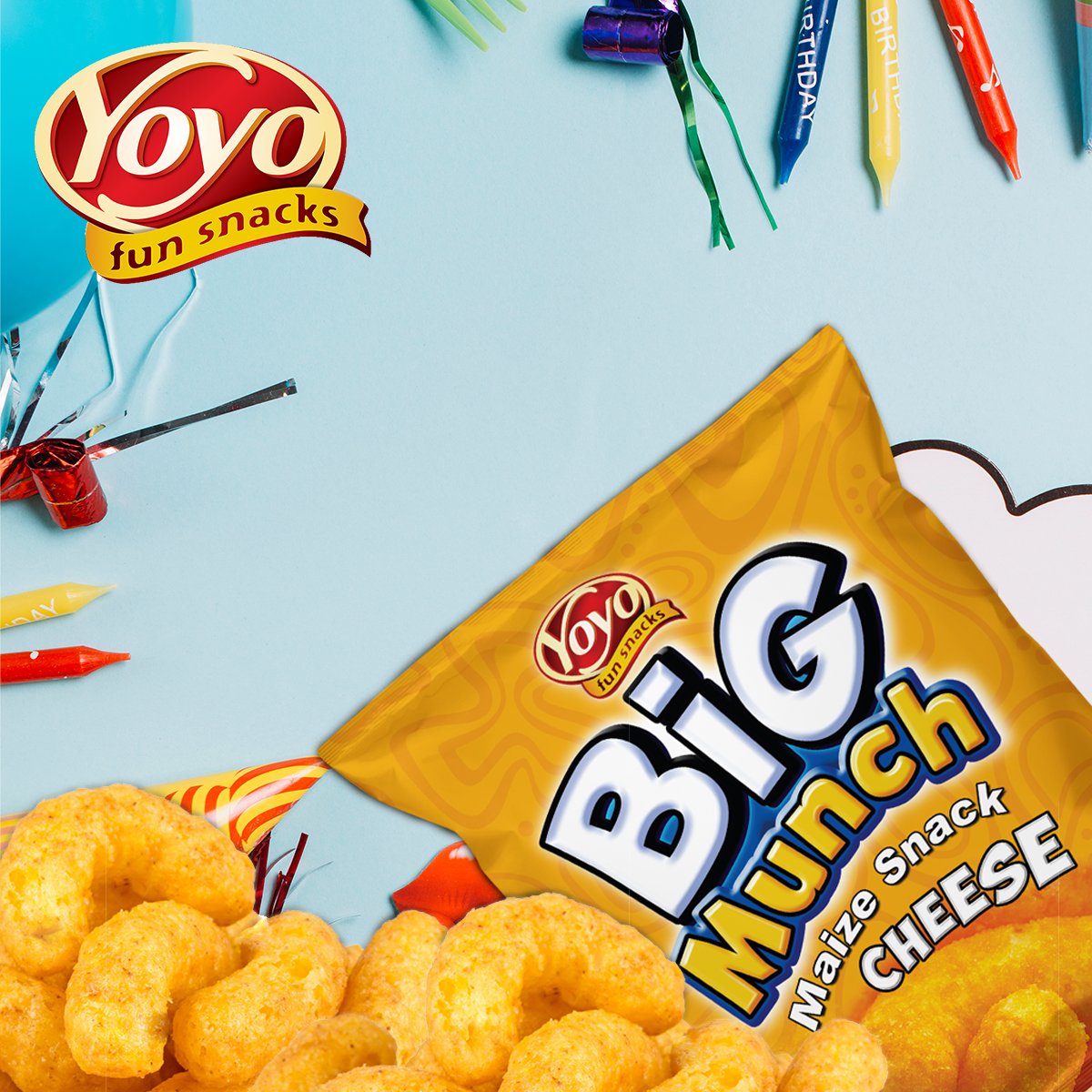 Let our Big Munch Cheese accompany you on your Sunday movie day. #YoyoFunSnacks