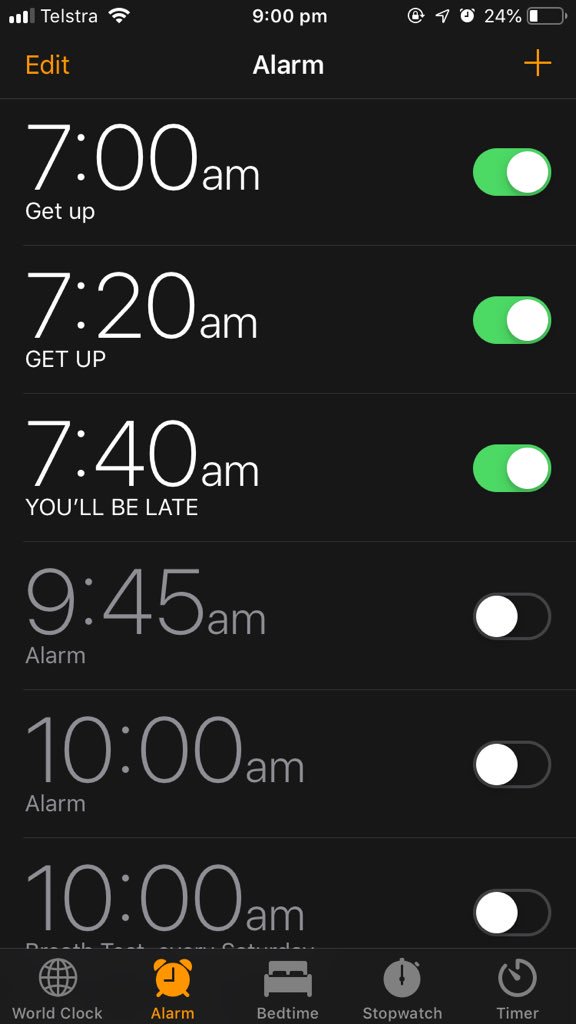 alarm ok google
