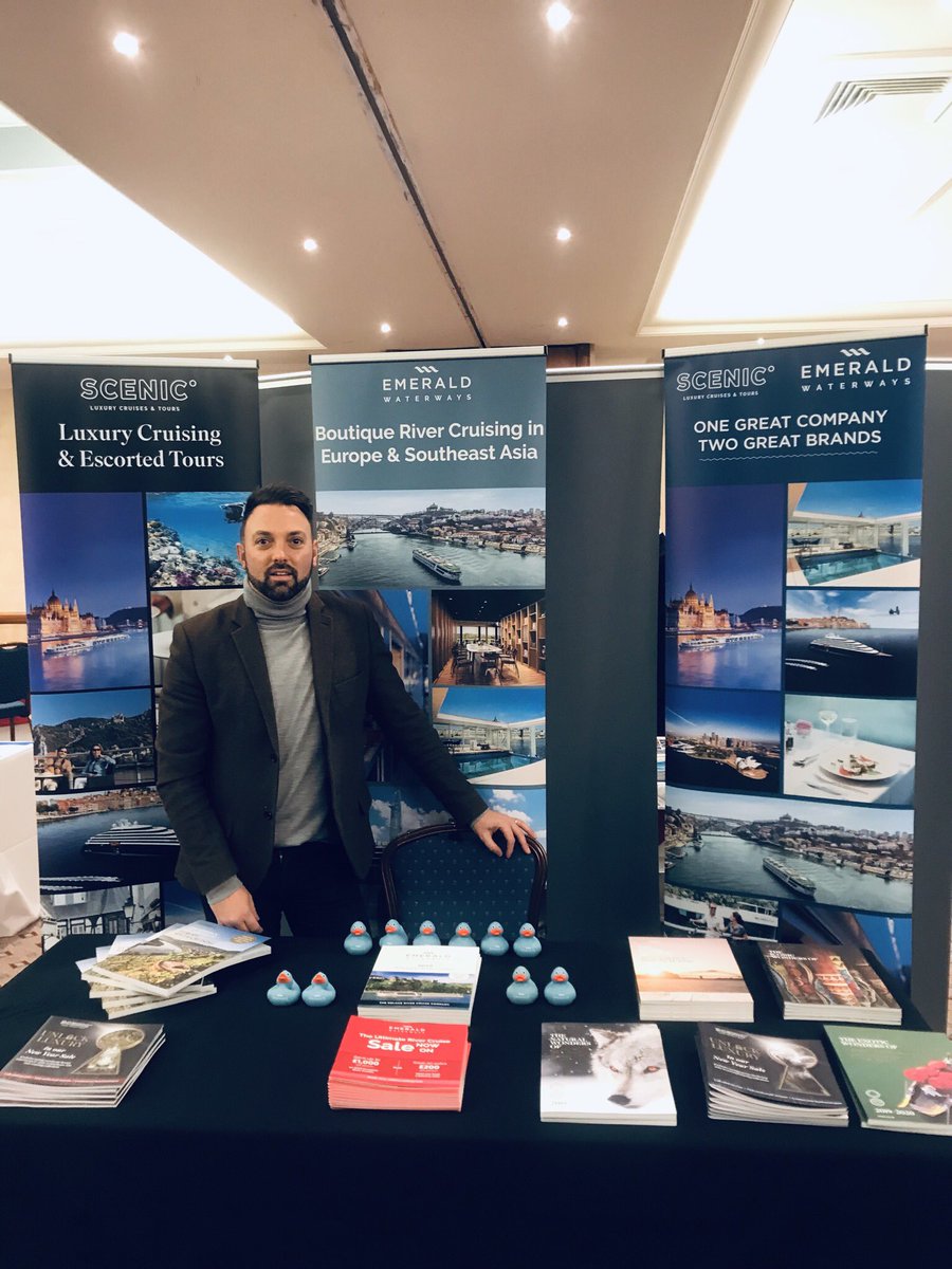 All set up <a href="/TOUCANTRAVEL/">TOUCAN TRAVEL</a>  holiday show - -@Scenic_UK <a href="/ScenicEmerald/">Scenic & Emerald Cruises Totally Trade</a> @EmeraldWaterway