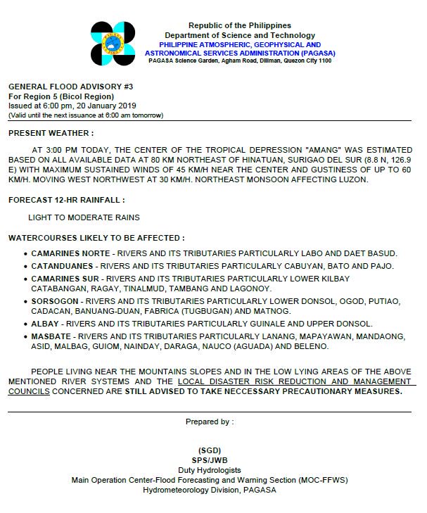 PAGASA-HMD tweet media