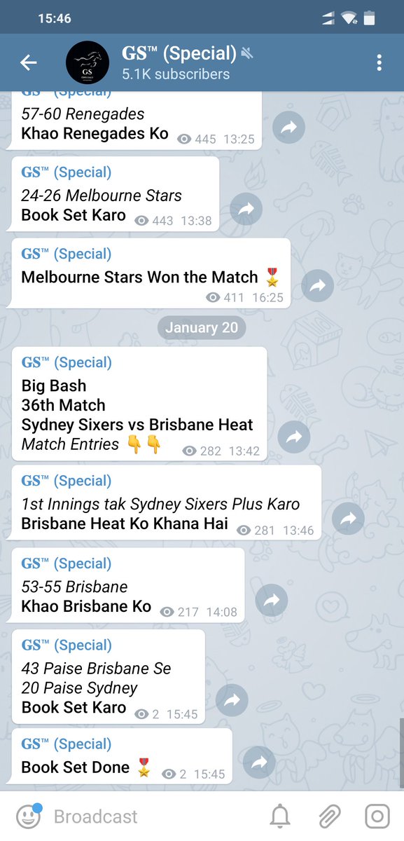 gsdadatips's tweet photo. Big Bash League 2018
36th Match
Brisbane Heat vs Sydney Sixers
Open Posted Jackpot
Book Set Done
#BHvSS #BHvsSS #SSvBH #SSvsBH #BBL #BBL08 #BBL8 #BBLT20 #BBL2018 #BigBash #BigBashLeague #WBBL #Jackpot #CRICKET #Prediction #MatchPrediction #Tipster #Tipper #GSdada https://t.co/8faLvIchAC