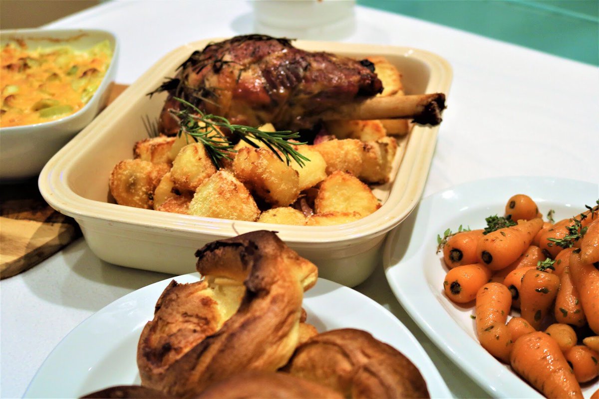 Slow Roasted Leg of Lamb with Roast Potatoes in Rosemary & Garlic

This has to be one of the best Sunday roasts.  This lamb is full of flavour and is complimented by the side dishes. #sundayroast #RecipeOfTheDay 

Check out the recipe goo.gl/3Ze637