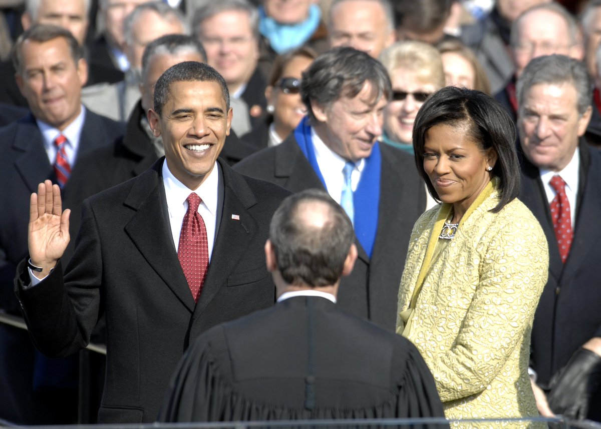 U.S. President @BarackObama's inaugural address on this date January 20 in 2009: https://youtu.be/-1ljmtaibC4