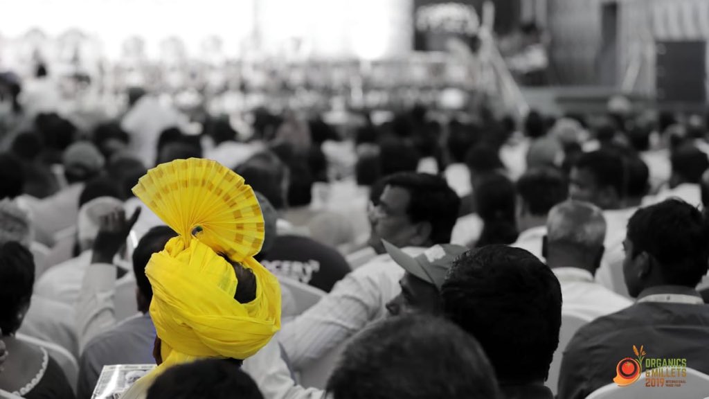 OrganicsMillets's tweet image. &quot;Country roads, take me home to the place I belong...&quot;. A farmer at #OM2019ITF, out of this comfort zone, but ready to take his days of sweat &amp;amp; toil to the city to connect with businesses that are here to give our farmers a voice. #DiscoverTheSource that nourishes us all.#KSource