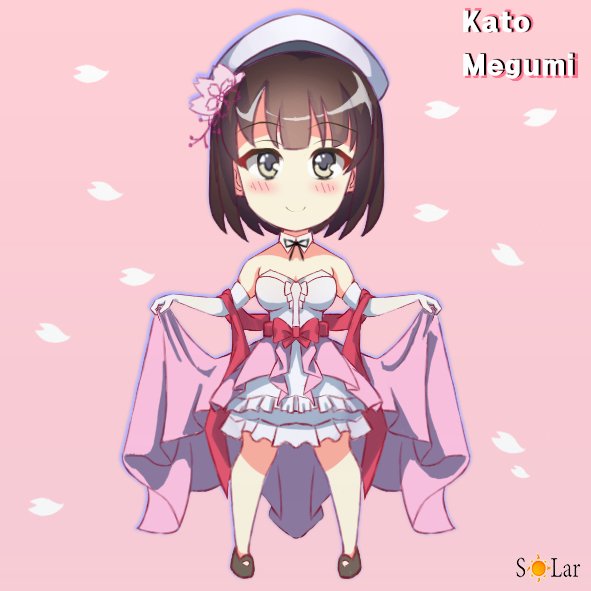 加藤恵 「加藤恵 冴えない彼女の育てかた 加藤恵 https//t.co/062oH」SOLar☀️のイラスト