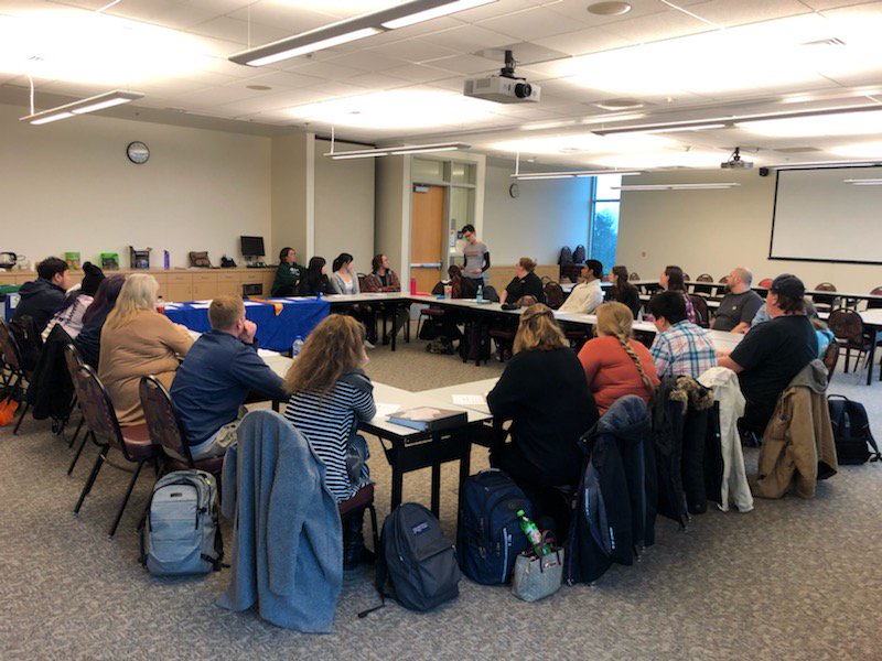 ClarkPtk's tweet image. #PTK What an excellent meeting with guest speaker Tavish Bell!