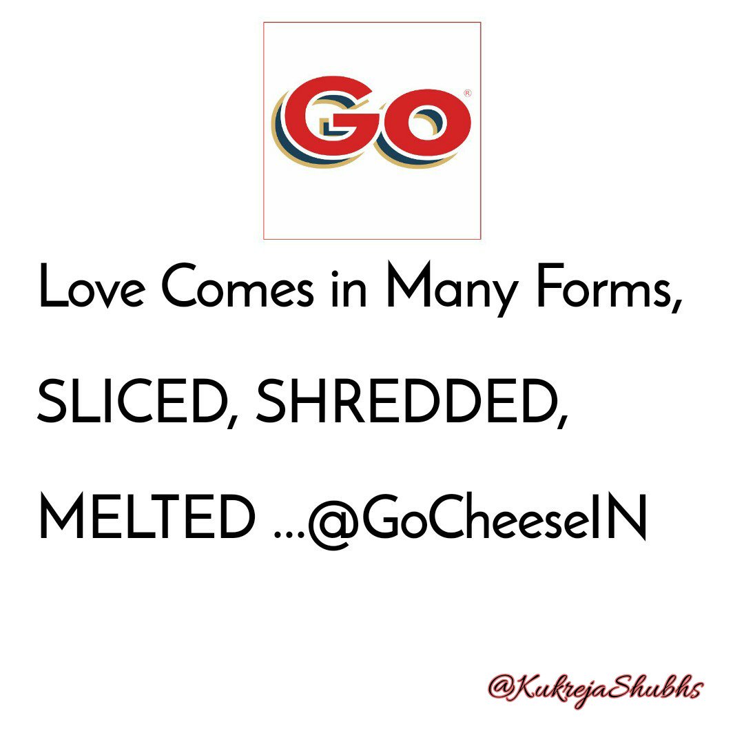 ShubhsKukreja's tweet photo. @GoCheeseIN #GoCheeseLoversDay2019 
#JustCheeseLeague 
#SuperStringer 

❣️❣️ Love Comes in Many Forms, SLICED, SHREDDED, MELTED ...@GoCheeseIN ❣️❣️

#GoCheeseLoversDay2019 #JustCheeseLeague #MasterMuncher #ContestAlert

@GoCheeseIN 💫

💥 Tagging Buddies 💥

@HimanshuRijhwa3
@sanchitabhartiy https://t.co/GbVL9bnJEp