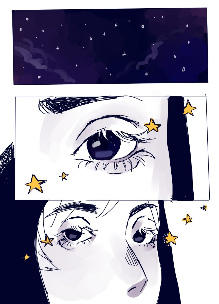 Spacing out while looking at your space eyes
#CrennyWeek  Day 3: Space 