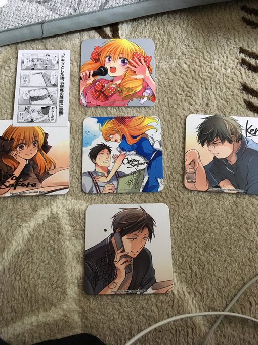 今日のコミトレの戦利品である!!!(野崎くんカフェ行きました 