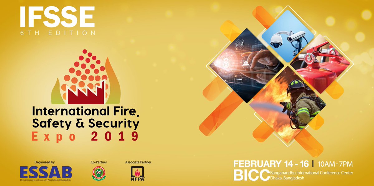 FireExpo's tweet image. Meet, connect and create strong network with safety &amp;amp; security experts, world's renowned brands, latest technologies &amp;amp; solutions in one place. Register now to visit ifsse.com
#IFSSE2019 #FireSafetyExpo #SecurityExpo #Exhibition #ESSAB #Promotion #Branding