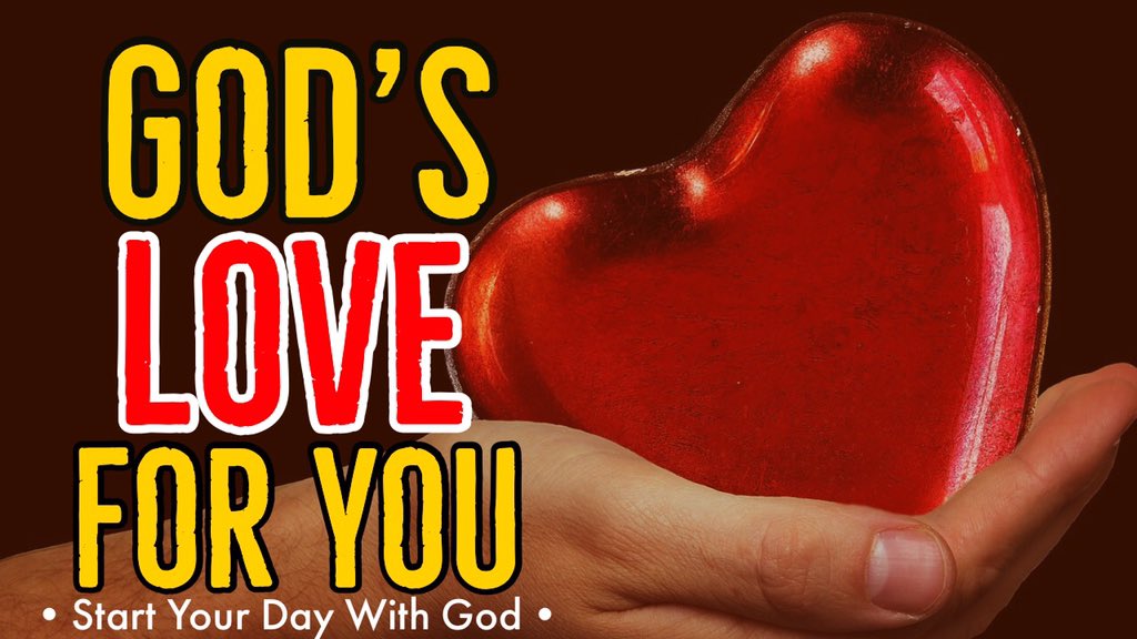 STARTYOURDAYWI1's tweet photo. GOD’S LOVE is soo WONDERFUL. Tell someone GOD loves him/her today. https://t.co/IcNl1FQUdG