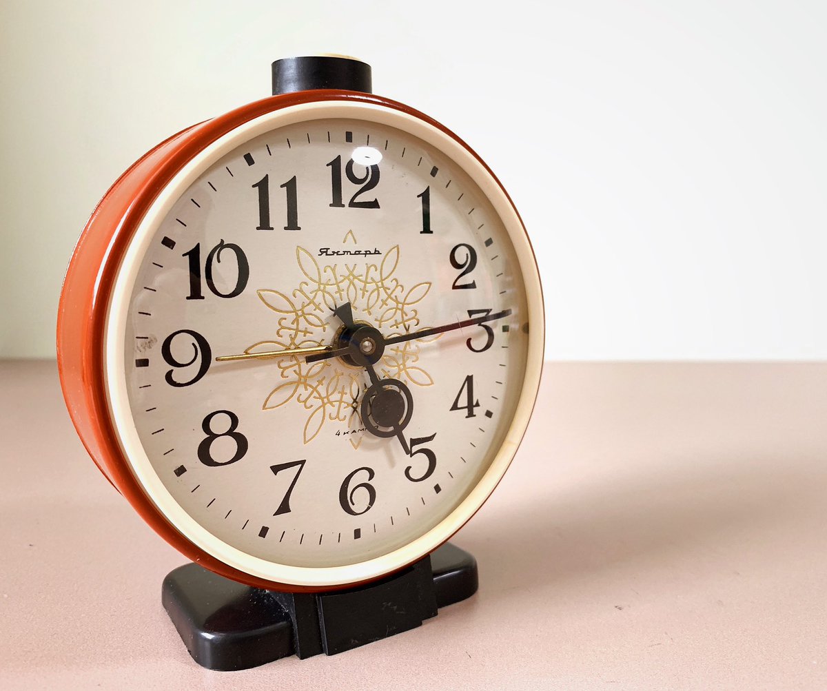 Iloveodessa_eu's tweet image. ALARM CLOCK: Yantar (Jantar) Working Just Serviced! Soviet Era Vintage USSR Timepiece!
It’s available in our #Etsy shop! etsy.com/shop/SovietHom… #vintageclock #retroclock #alarmclock #vintageculture #sovietclock #ussr #madeinussr #vintagehome #homedecor #vintagelove #retrostyle