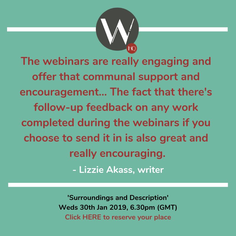 This week we've been talking about the benefits of online workshops or webinars for your writing. @ElizabethAkass comments on the communal support and encouragement they provide below. Plus, read more about the benefits: wordsmithhq.co.uk/writers-nook-b… #writing #workshops #online