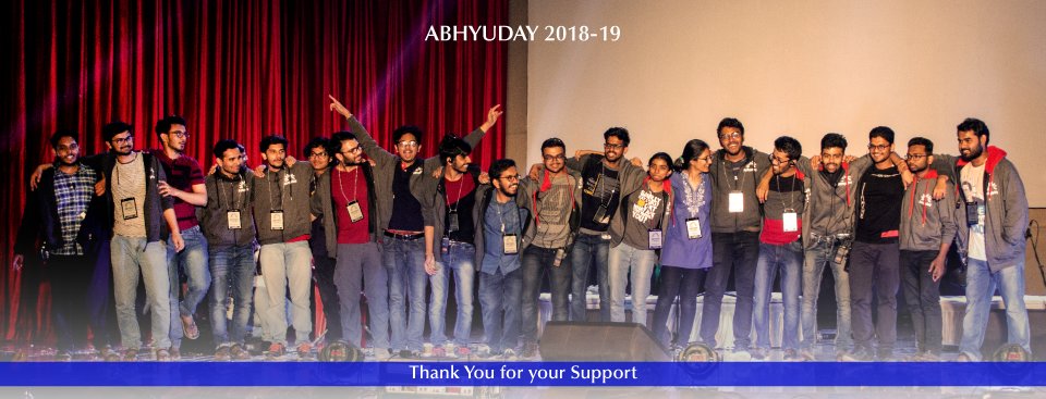 Abhyuday, IIT Bombay hopes that you enjoyed our Annual Social Festival and we hope that each one of you had something to take back.

We thank you for your support throughout the year and hope that you keep supporting us and help Abhyuday grow bigger!