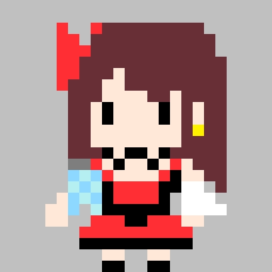 かずぽん 今日のみぃさんのステージ衣装リボン違い ドット絵描いてみた 熊本美和 みぃさん みぃさん熊本からおかえりなさい リボンが違う位置