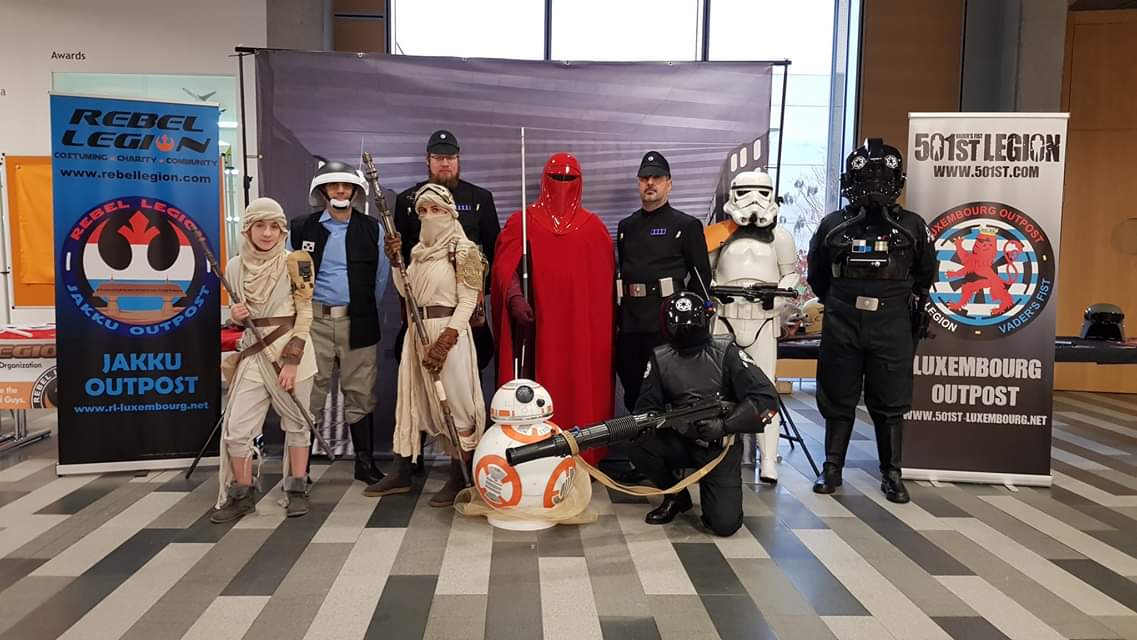 LTL's ComicCon! Premier trooping 2019 accompli 💪

#501stLegion #luxembourgoutpost #501stluxembourg #rebellegion #jakkuoutpost