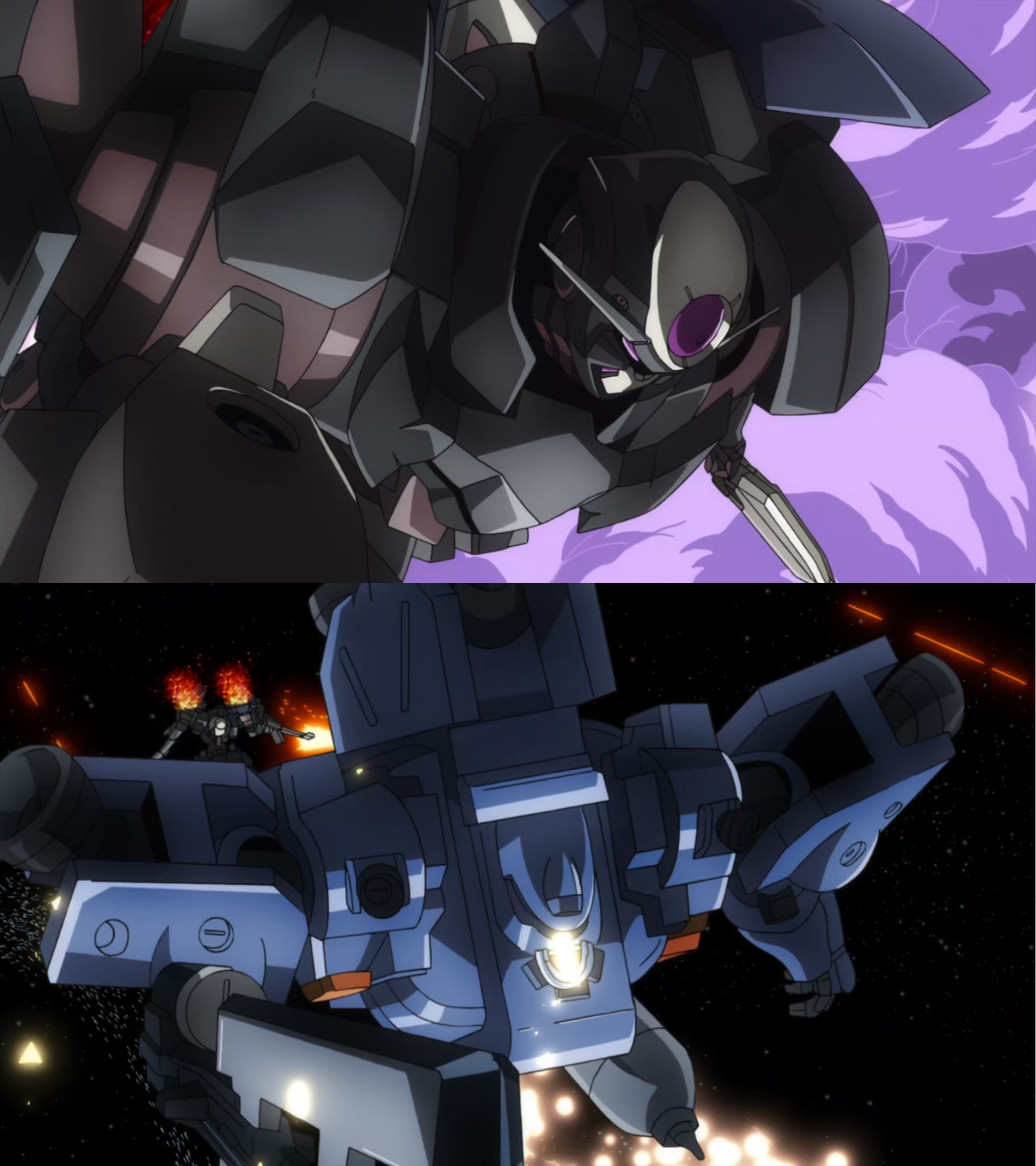 ソウジ またまた 劇場版 機動戦士ガンダム00 より アンドレイ特攻シーン 良く見ると 他の僚機もトランザムで特攻してるんですね 特攻の直前には ティエレン宇宙型 とすれ違う このシーンで アンドレイの評価が180度変わった方も多いはず