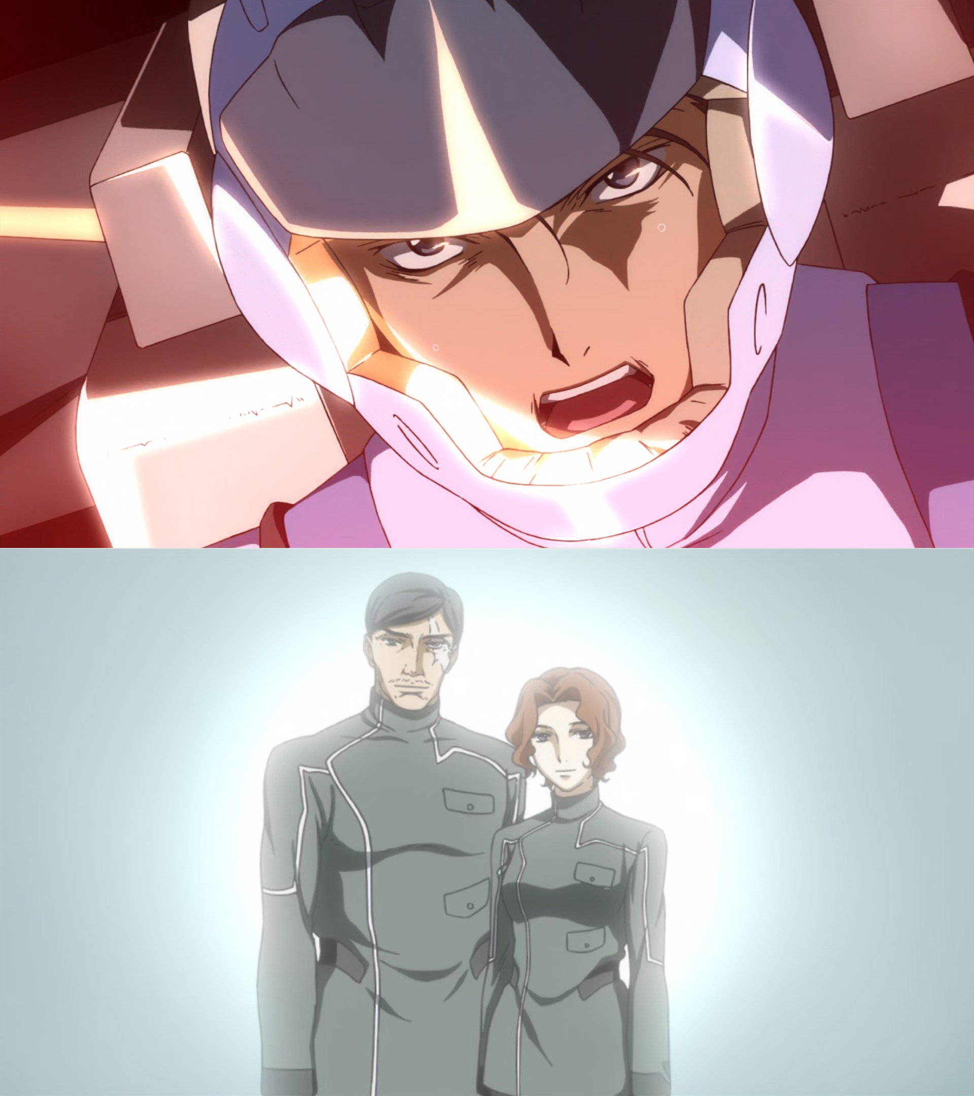 ソウジ またまた 劇場版 機動戦士ガンダム00 より アンドレイ特攻シーン 良く見ると 他の僚機もトランザムで特攻してるんですね 特攻の直前には ティエレン宇宙型 とすれ違う このシーンで アンドレイの評価が180度変わった方も多いはず