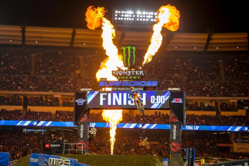 supercrossking's tweet photo. Cooper Webb Wins The First Triple Crown of 2019 at Anaheim 2
https://t.co/Dv0FuppaL5 #supercross #supercrosslive #Anaheim #California #triplecrown #cooperweb #anaheim2 #firstwin #dirtbike #dirtbikes #motorcycles #motorcycle https://t.co/GArCYBnFDF