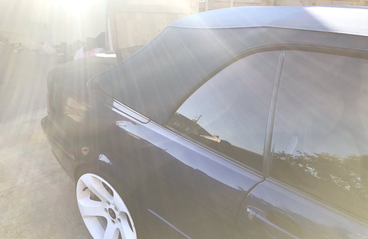 kingoftints's tweet photo. BMW E46 tinted in 5% VLT #kot #kingoftints #tint #windowtint #vinyl #wrap #sign #signage #bmw #convertible https://t.co/HD1BuVLhFm