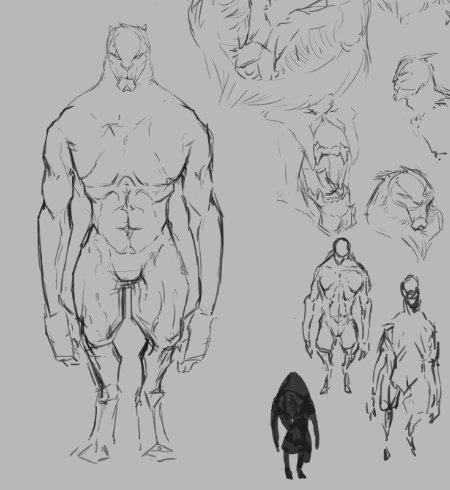finally getting somewhere with akknir design... these owl.. gibbon... bitches.. 