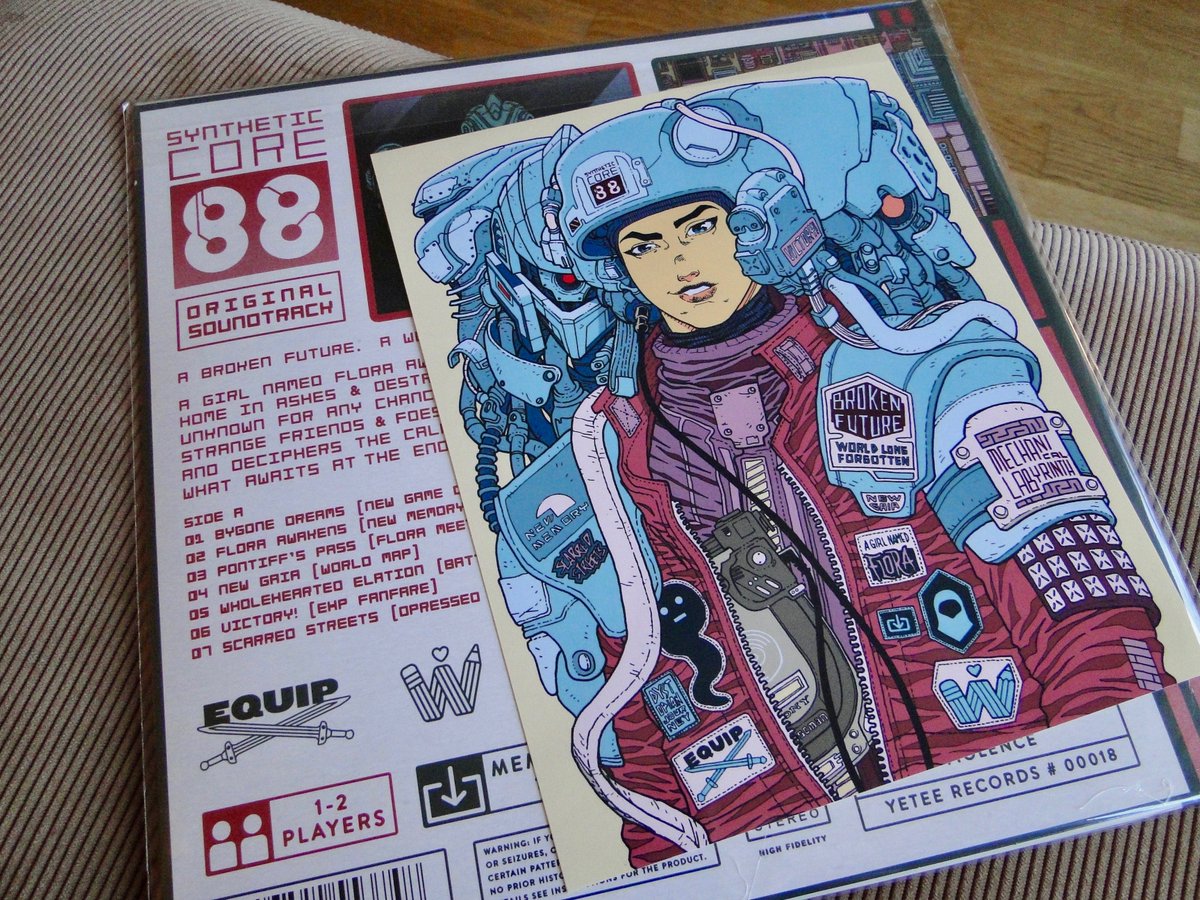 TommessThomas's tweet photo. "a JRPG Soundtrack for a game that doesn't exist!..." π
package arrived yesterday.
thanks @theyetee for these two soundtracks @EarthCade and SC88 . great Art.
#earthcade #syntheticcore88 @Dreweyes @equippedwithyou @_R23X_ #chiptune #soundtrack #vinyl https://t.co/NC8xXaECZ4