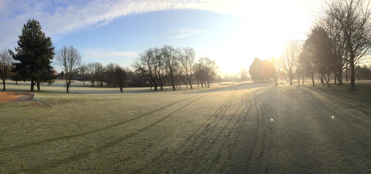 Beautiful views this morning at louth golf club !