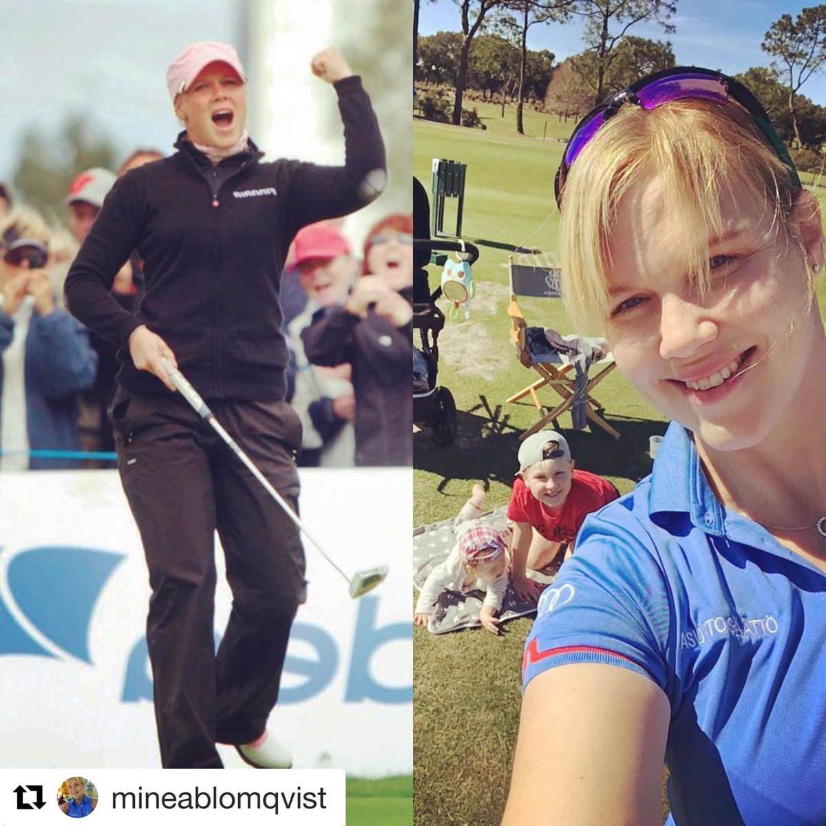 .<a href="/MinniBlomqvist/">Minea Blomqvist</a> #10yearchallenge 🏌🏼‍♀️🙌🏻

📸 via Minea 👍🏻
