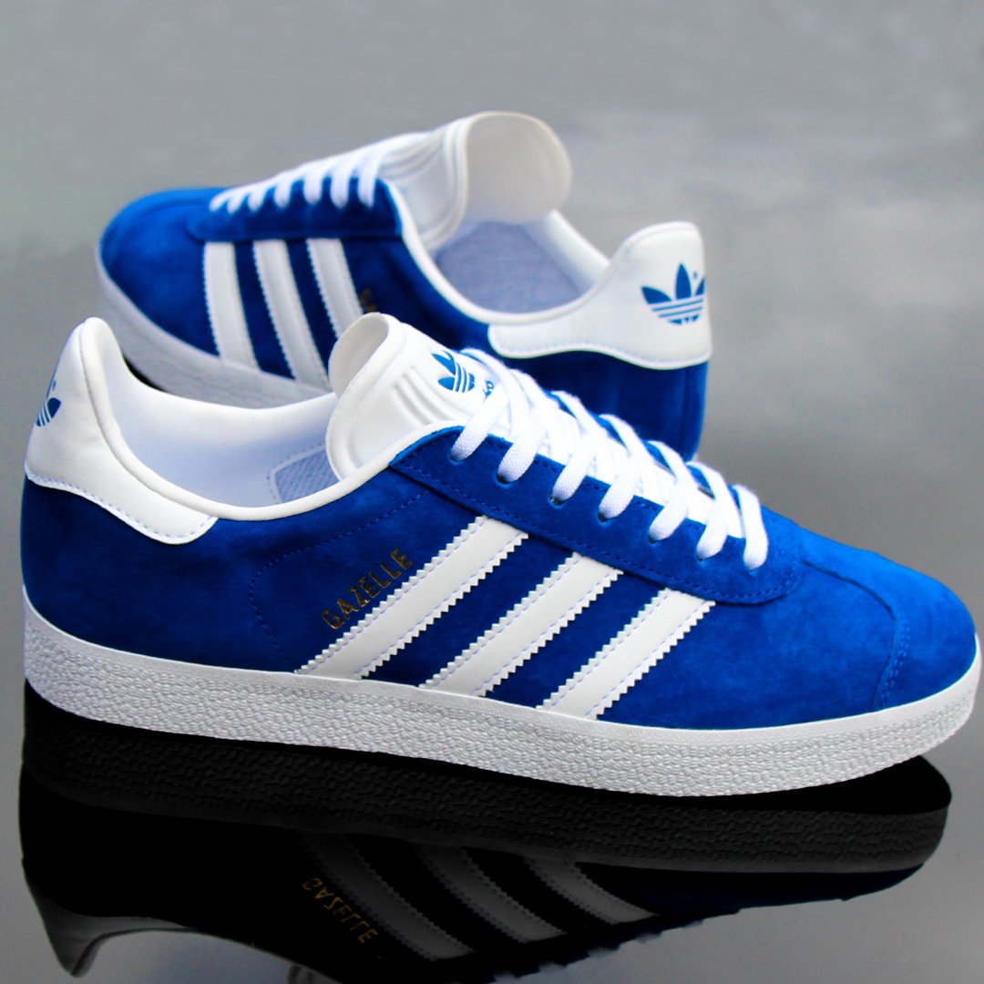 80s Casual Classics on Twitter: "Ultimate Blue Adidas Gazelle available in sizes 3.5-13 at £74.95. Shop these and more adidas gazelle's via the link: https://t.co/xUBAwHUm6Z #Adidas #Gazelle #80sCasualClassics #3Stripes #KeepingItCasual