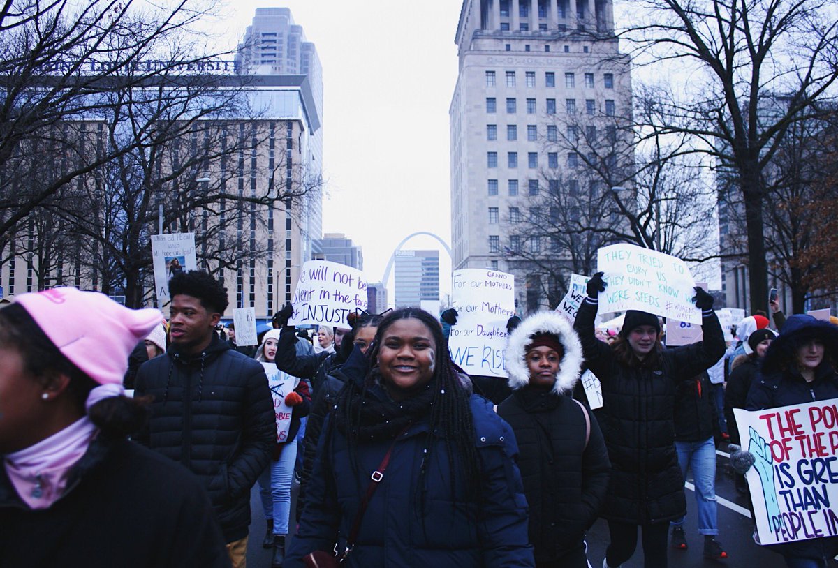 mohsdems's tweet photo. Thank you to everyone who braved the cold to march with us at the #womensmarch2019!! #futureisfemale 

📸: @sunny_llu https://t.co/6FvZi1aR8I