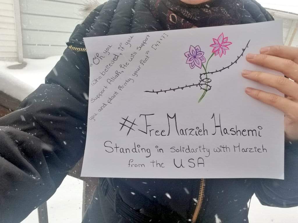 We all unite for #MarziehHashemi 
We all unite for #justice
We all unite to release #MarziehHashemi 
We all unite against oppression
@Aliyasirali_5 
@DarkKnight_M27 
@Purestreammedia 
@shanalvi72 
@syedabaqri