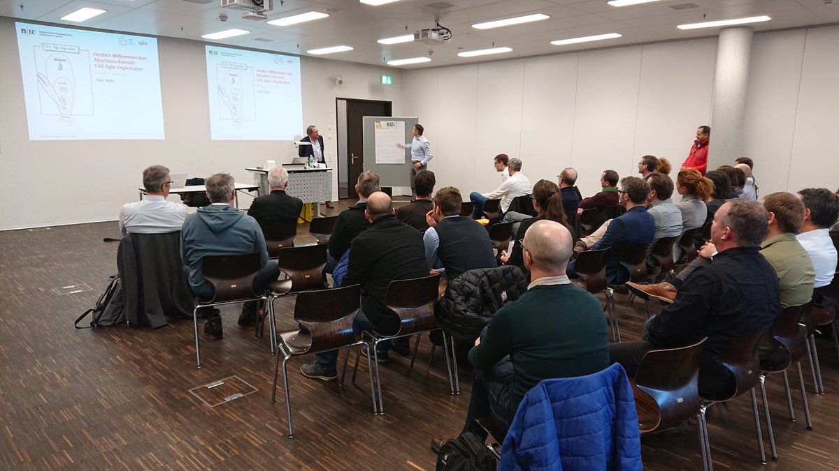 PitZurkirchen's tweet photo. Gratulation an die Studierenden des #CASAgileOrganisation an der @fhnw zum erfolgreichen Abschluss! Danke den tollen Studierenden &amp; den engagierten Dozenten und den @agilisten. Nächste Durchführung im September 2019 -> https://t.co/d8ydnTNtOh https://t.co/aJJSSotB5x