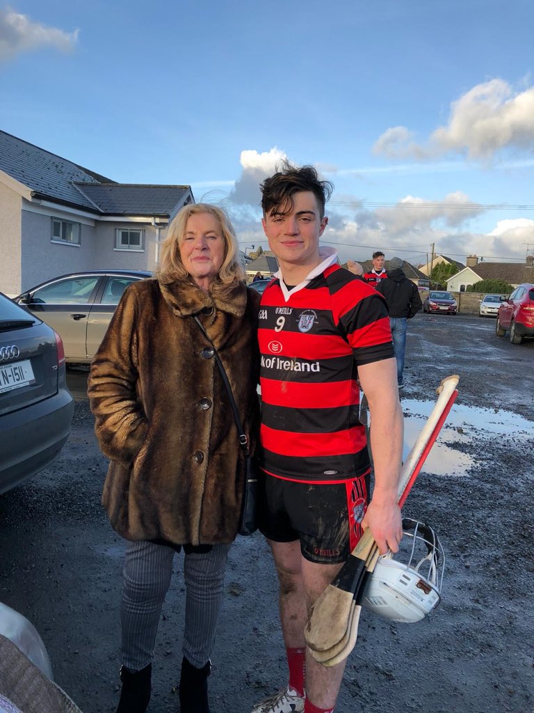 After the sad passing of his grandad over Christmas, it cheered his grannie up today in Tipp to see Jack help Trinity beat Garda, their first Fitz match win #tcdgaa